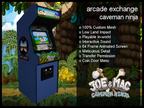 Second Life Marketplace - [AMG] Arcade Exchange - Caveman Ninja